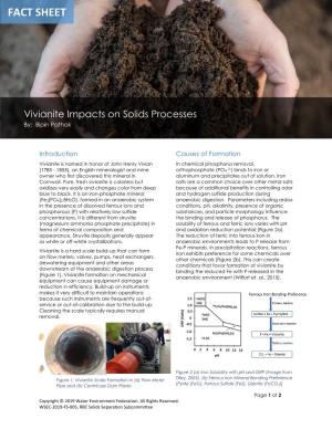 Vivianite Impacts on Solids Processes