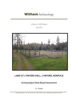 Land at Lynford Hall, Lynford, Norfolk