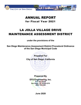La Jolla Village Drive Maintenance Assessment District