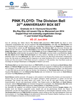 PINK FLOYD: the Division Bell