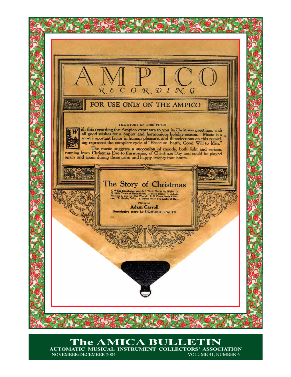 The AMICA BULLETIN