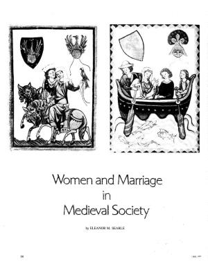 Women and Marriage Medieval Society