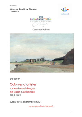 Notes De Presse-Expo Colonies D'artistes-V6