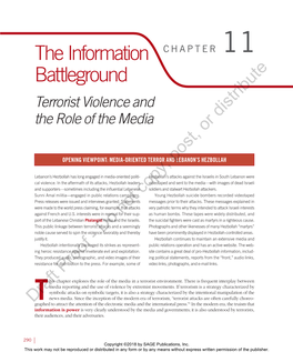 The Information Battleground: Terrorist Violence and the Role of the Media 291
