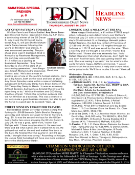 HEADLINE NEWS • 8/16/07 • PAGE 2 of 9