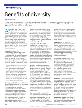 Benefits of Diversity