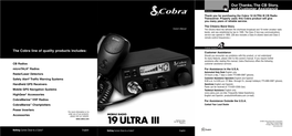 19 ULTRA III CB Radio Transceiver
