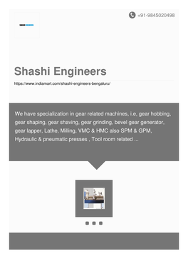 Shashi Engineers