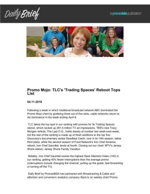 Trading Spaces' Reboot Tops List
