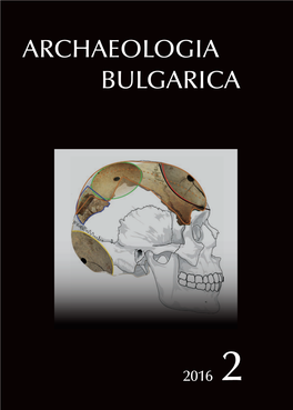 Archaeologia Bulgarica 2016, 2