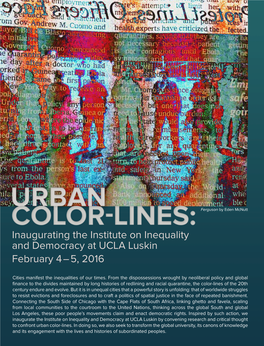 Inaugurating the Institute on Inequality and Democracy at UCLA Luskin February 4–5, 2016