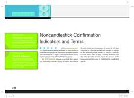 Noncandlestick Confirmation Indicators and Terms