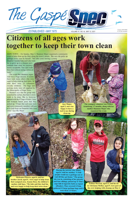 Citizens of All Ages Work Together to Keep Their Town Clean