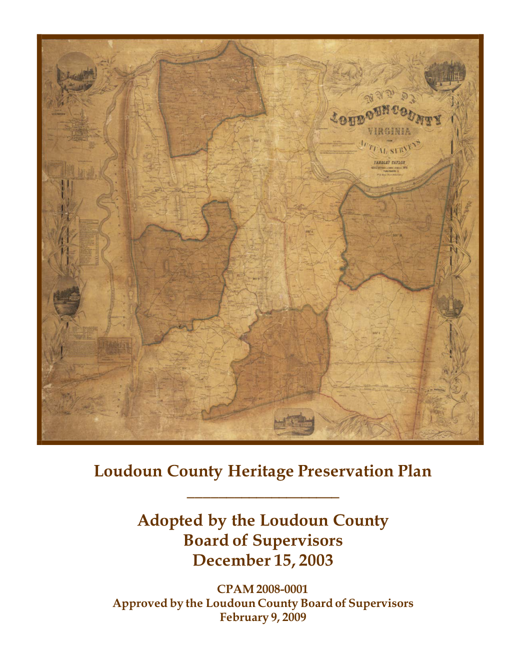 Heritage Preservation Plan ______