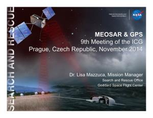 MEOSAR & GPS 9Th Meeting of the ICG Prague, Czech Republic, November 2014