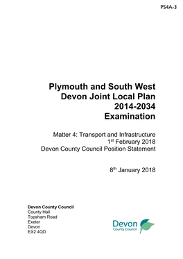 Devon County Council Position Statement