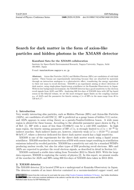 Search for Dark Matter in the Form of Axion-Like Particles and Hidden Photons in the XMASS Detector
