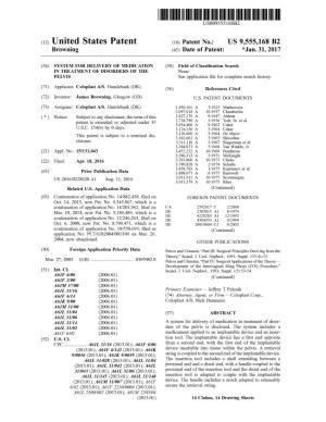 (12) United States Patent (10) Patent No.: US 9,555,168 B2 Browning (45) Date of Patent: *Jan