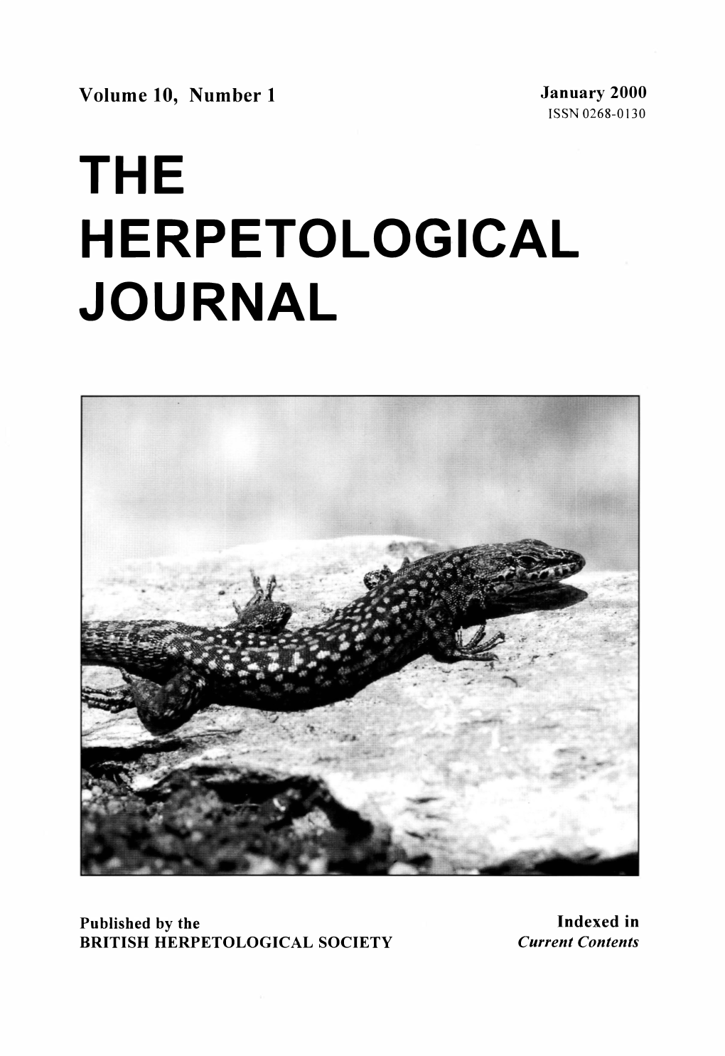 The Herpetological Journal