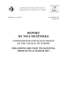 Report by Nils MUIŽNIEKS, Commissioner for Human