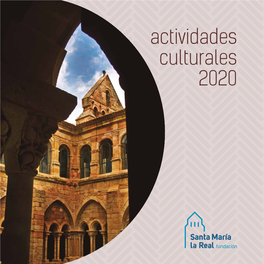 Actividades Culturales 2020 Depósito Legal: P 378-2015 Arpe Diem