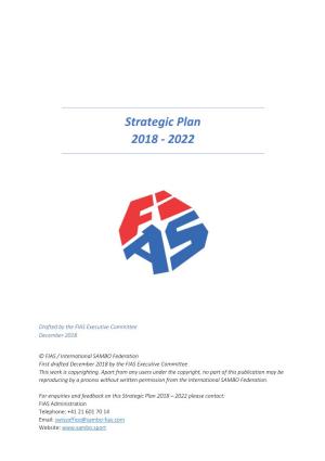 FIAS Strategic Plan 2018-2022
