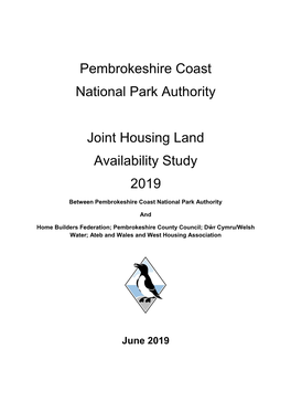 Pembrokeshire Coast National Park Authority Joint Housing Land Availability Study 2019