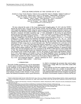 Stellar Populations at the Center of Ic 16131 Andrew A