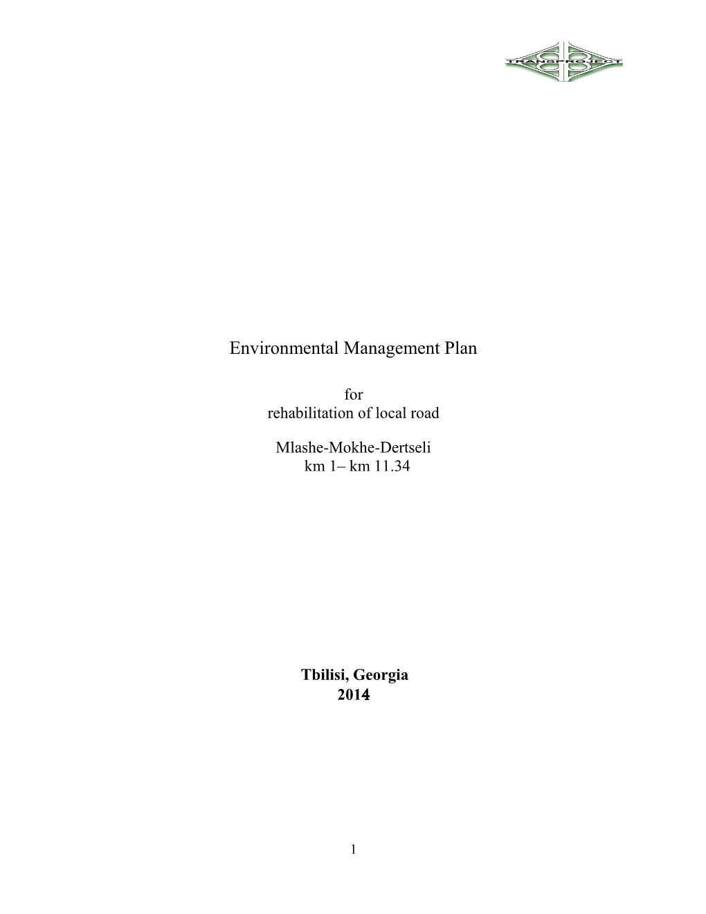 Environmental Management Plan