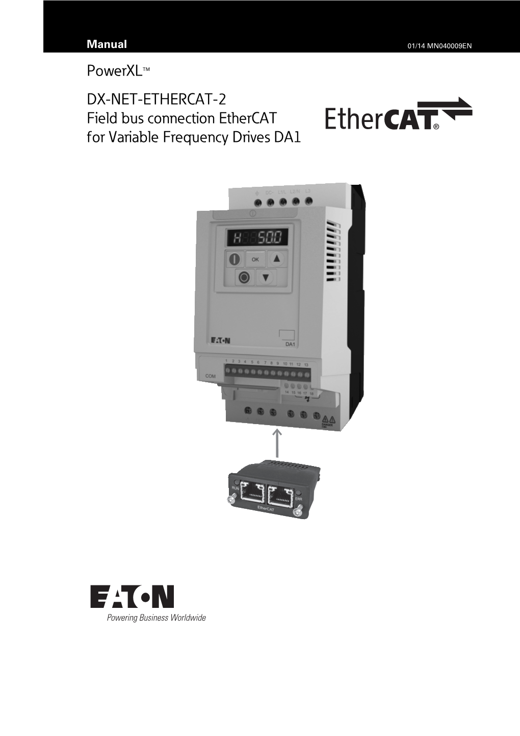 Powerxl™ DX-NET-ETHERCAT-2 Field Bus Connection