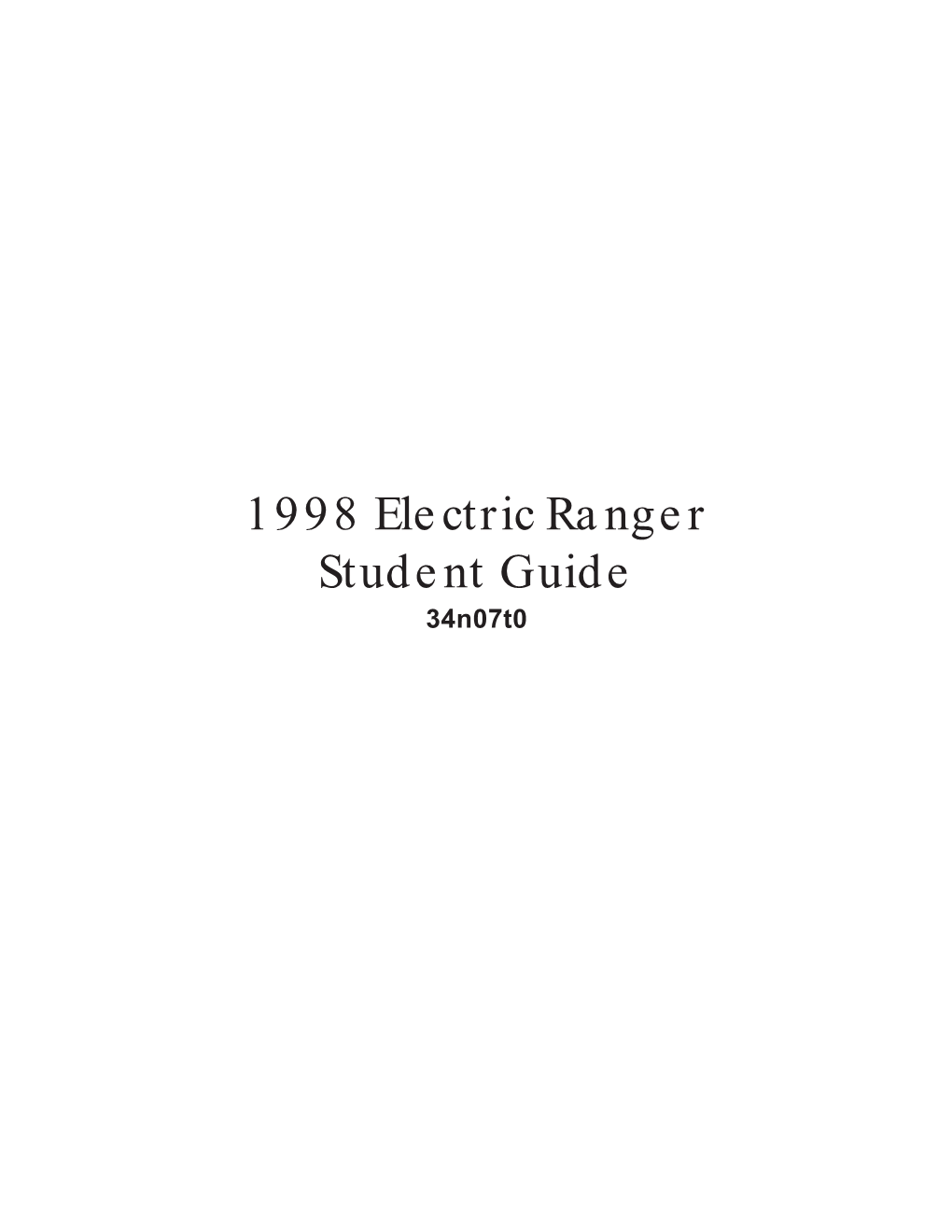 1998 Ranger EV Student Manual.Pdf