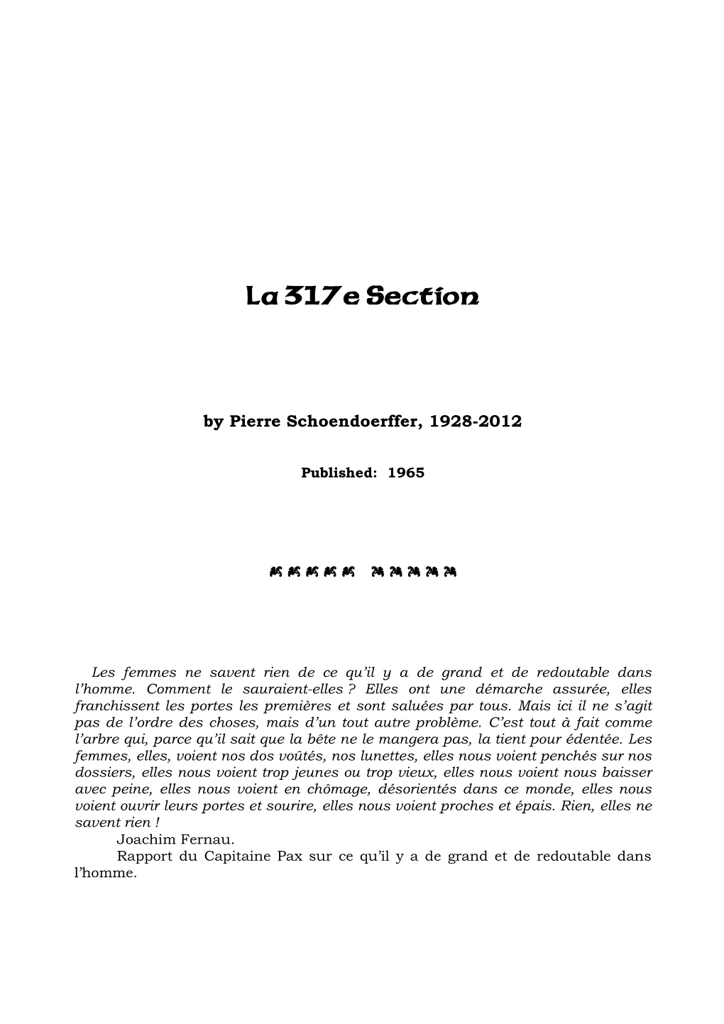 La 317E Section