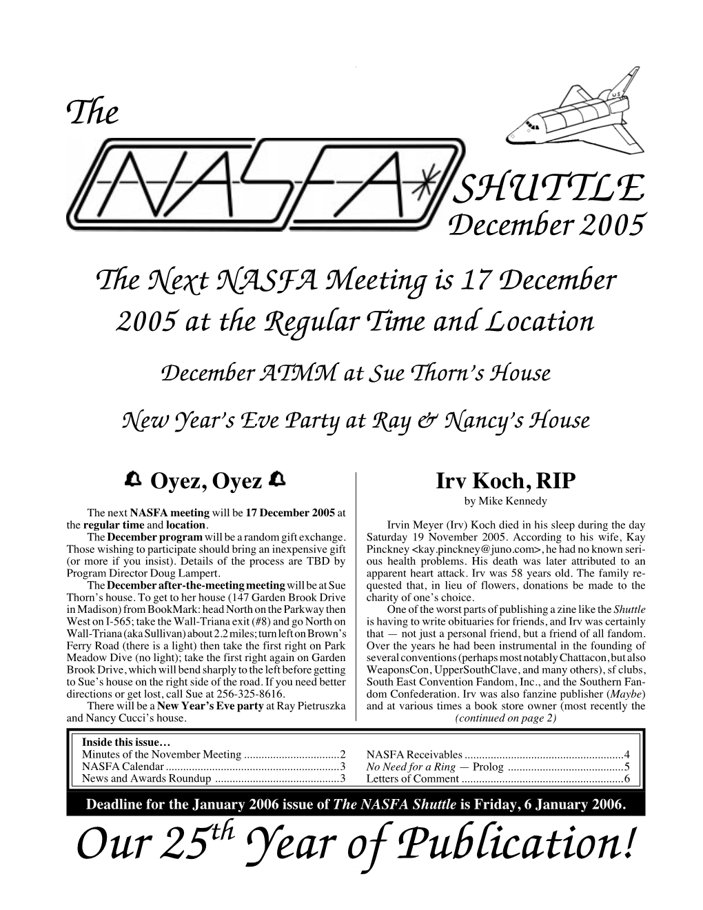 NASFA 'Shuttle'