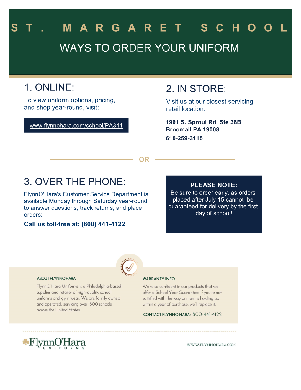 Ways to Order Your School Uniform