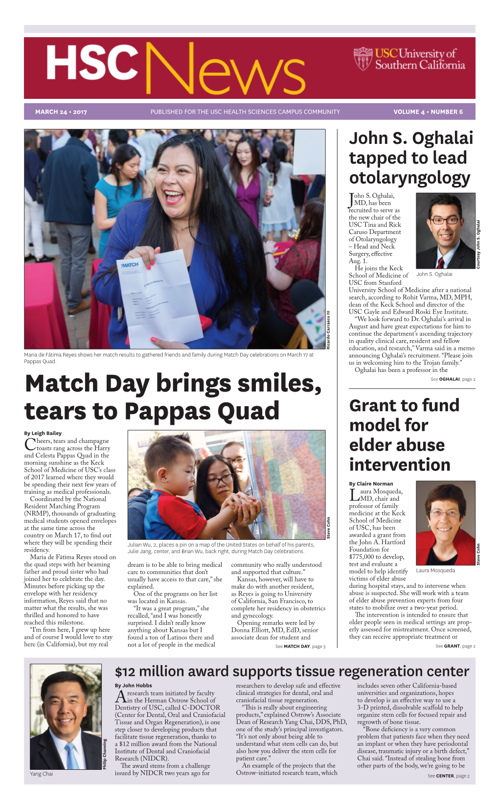 Match Day Brings Smiles, Tears to Pappas Quad