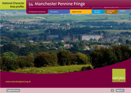 54. Manchester Pennine Fringe Area Profile: Supporting Documents