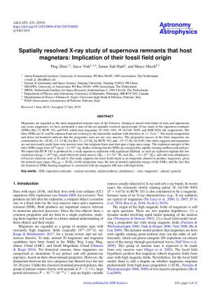 Spatially Resolved X-Ray Study of Supernova Remnants That Host Magnetars