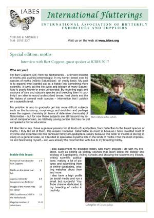 Special Edition: Moths Interview with Bart Coppens, Guest Speaker at ICBES 2017
