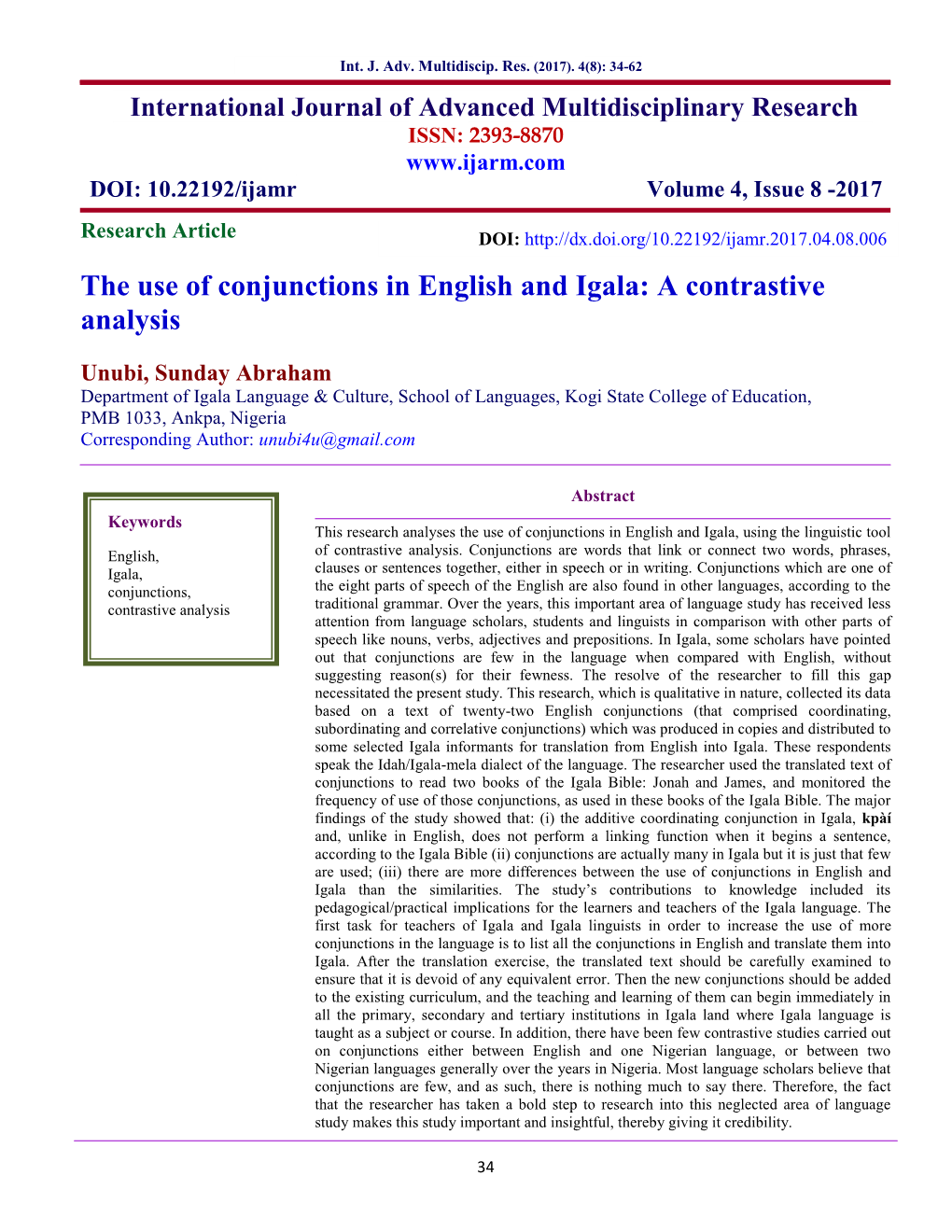 the-use-of-conjunctions-in-english-and-igala-a-contrastive-analysis