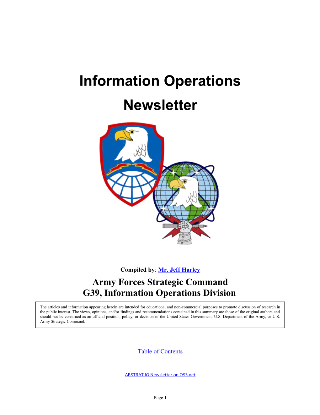 Information Operations