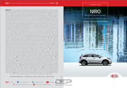 2019 Kia Niro Brochure