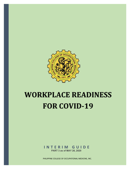 Workplace Readiness for Covid-19