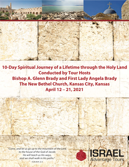 10-Day Spiritual Journey of a Lifetime Through the Holy Land