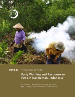 Early Warning and Response to Fires in Kalimantan, Indonesia