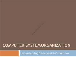 Computer System Organization