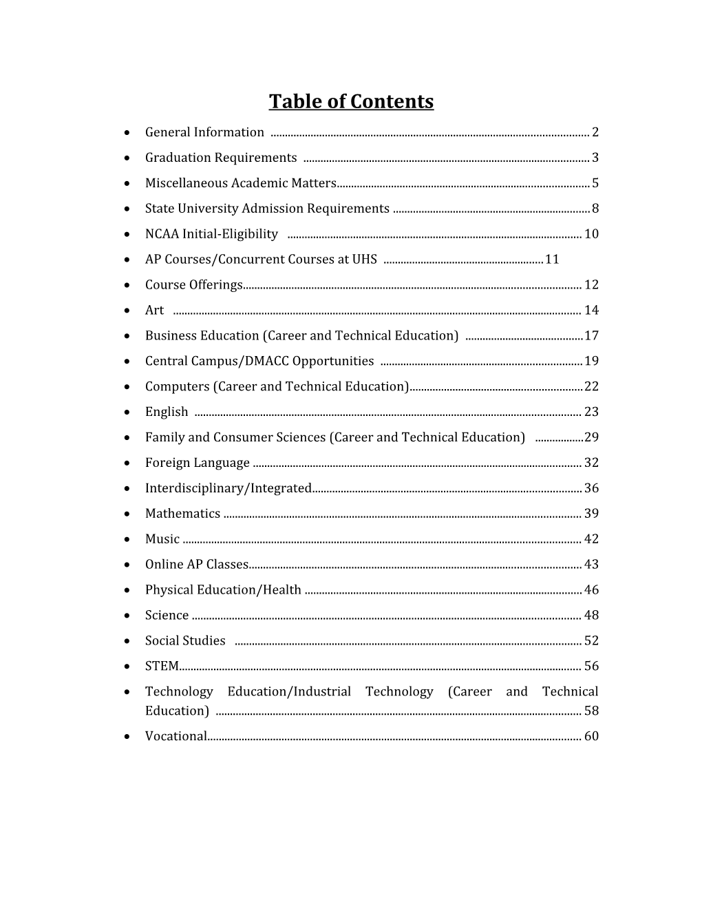 Table of Contents s352