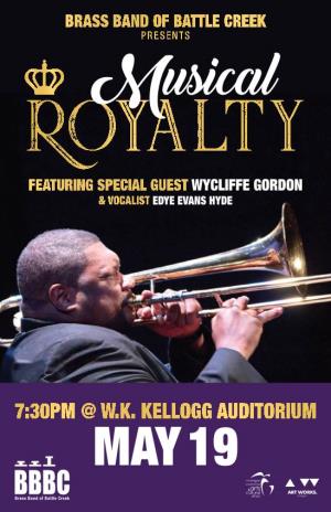 MAY 19 Brass Band of Battle Creek, Tickets Available at Or Call 269.789.2222