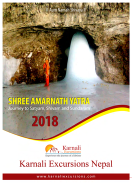 SHREE AMARNATH YATRA 2018 Shree Amarnath Yatra Journey to Satyam, Shivam and Sundaram