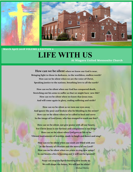 LIFE with US at Niagara United Mennonite Church