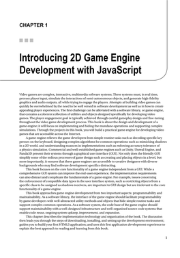 Introducing 2D Game Engine Development with Javascript